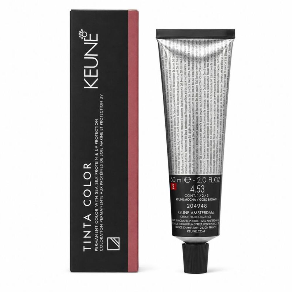 Keune Tinta Color No. 4.53 Medium Mahogany Golden Brown 2 Oz